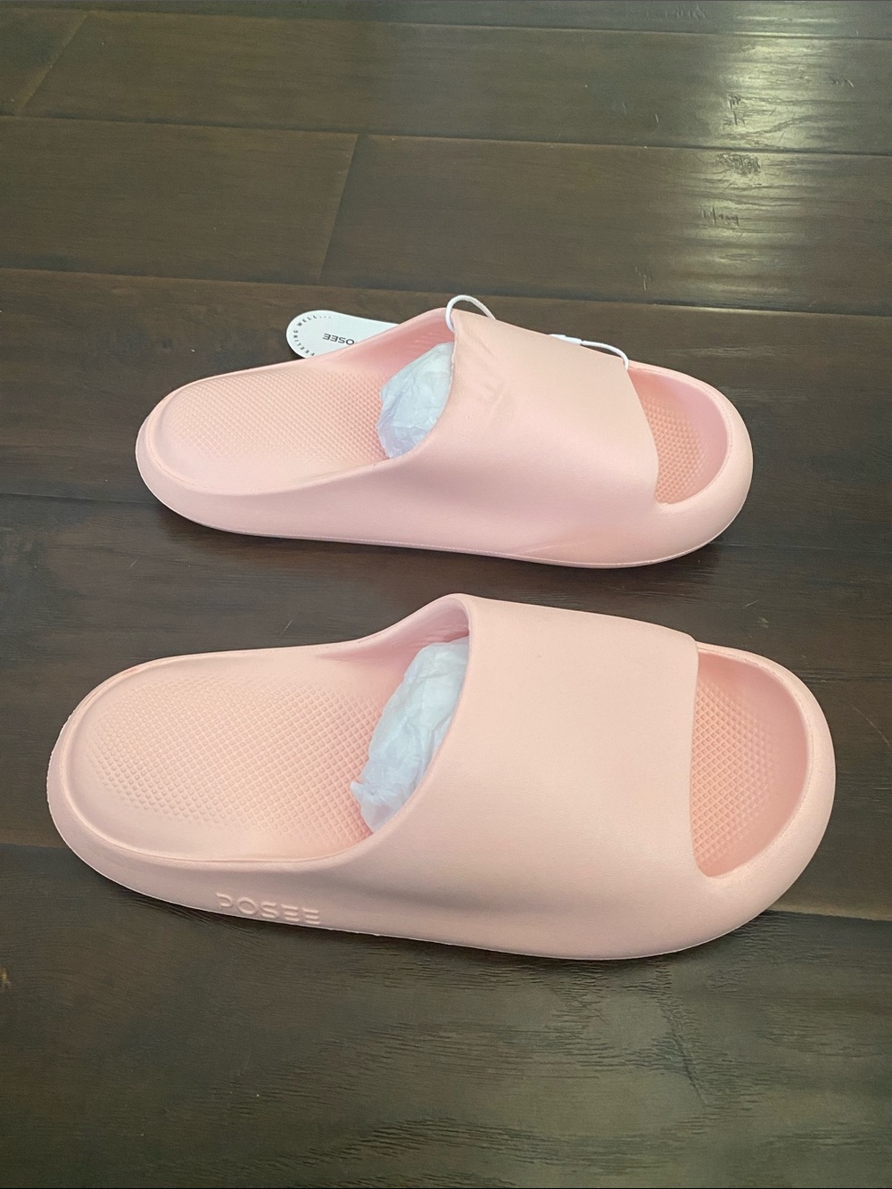 New with tag Posee Chillax lightweight rubber slide sandals women’s size 9- 9.5